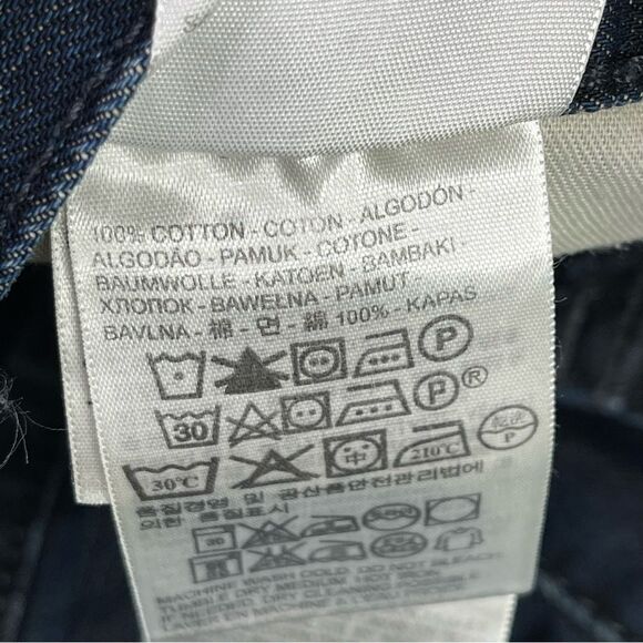 Levi's Jeans Men's 36X31 Blue 505 Straight Mid-Rise Dark Denim Pockets - Picture 8 of 13